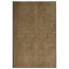 Image de vidaXL Paillasson lavable Marron 120x180 cm