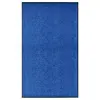 Image de vidaXL Paillasson lavable Bleu 90x150 cm
