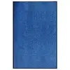 Image de vidaXL Paillasson lavable Bleu 120x180 cm
