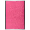 Image de vidaXL Paillasson lavable Rose 60x90 cm