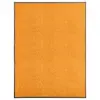 Image de vidaXL Paillasson lavable Orange 90x120 cm