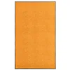 Image de vidaXL - Fußmatte Waschbar Orange 90x150 cm