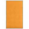Image de vidaXL Paillasson lavable Orange 90x150 cm