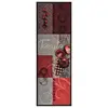 Image de vidaXL Tapis de sol de cuisine lavable Tomate 45x150 cm