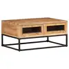 Image de vidaXL Table basse 90x60x40 cm Bois d'acacia massif
