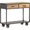 Image de vidaXL Table console 90x35x74 cm Bois de récupération massif