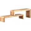 Image de vidaXL Meubles TV 2 pcs Bois d'acacia massif