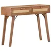 Image de vidaXL Table console 100x35x76 cm Bois de manguier massif