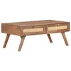 Image de vidaXL Table basse 100x60x40 cm Bois de manguier massif