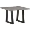 Image de vidaXL Table basse avec bord naturel 60x60x40 cm Bois d'acacia massif