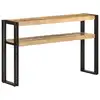 Image de vidaXL Table console 120x30x75 cm Bois de manguier brut