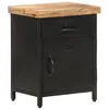Image de vidaXL Table de chevet 40x30x52 cm Bois de manguier brut