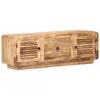 Image de vidaXL Meuble TV 120x30x40 cm Bois de manguier brut