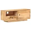 Image de vidaXL Meuble TV 90x30x35 cm Bois massif de manguier