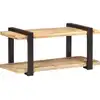 Image de vidaXL Meuble TV 90x40x40 cm Bois de manguier brut