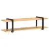 Image de vidaXL Meuble TV 160x40x40 cm Bois massif de manguier brut