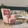 Image de vidaXL Fauteuil rose velours
