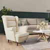 Image de vidaXL Fauteuil blanc crème velours