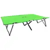 Image de vidaXL Chaise longue pliable 2 places vert acier