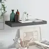 Image de vidaXL Étagère murale flottante Gris brillant 50x23x3,8 cm MDF