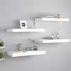 Image de vidaXL Étagères murales flottantes 4 pcs Blanc 50x23x3,8 cm MDF