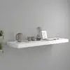 Image de vidaXL Étagère flottante murale blanc 80x23,5x3,8 cm MDF