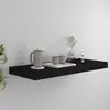 Image de vidaXL Étagère murale flottante Noir 60x23,5x3,8 cm MDF
