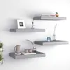 Image de vidaXL Étagères murales flottantes 4 pcs Gris 40x23x3,8 cm MDF