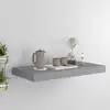 Image de vidaXL Étagère murale flottante gris 50x23x3,8 cm MDF