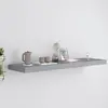 Image de vidaXL Étagère murale flottante gris 90x23,5x3,8 cm MDF