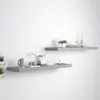 Image de vidaXL Étagères murales flottantes 2 pcs gris 90x23,5x3,8 cm MDF