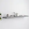 Image de vidaXL Étagère murale flottante gris 120x23,5x3,8 cm MDF
