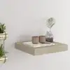 Image de vidaXL Étagère flottante murale chêne 23x23,5x3,8 cm MDF