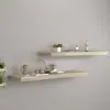 Image de vidaXL Étagères murales flottantes 2 pcs chêne 90x23,5x3,8 cm MDF