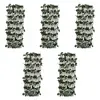Image de vidaXL Clôtures à treillis de saule 5pcs feuille artificielle 180x30cm