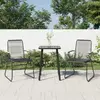 Image de vidaXL Chaises de jardin lot de 2 noir 58x59x85,5 cm Rotin PVC