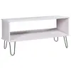 Image de vidaXL Table basse New York Blanc Bois de pin massif