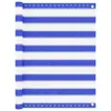 Image de vidaXL Écran de balcon Bleu et blanc 90x500 cm PEHD