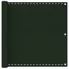 Image de vidaXL Écran de balcon Vert foncé 90x300 cm PEHD