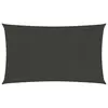 Image de vidaXL Voile d'ombrage 160 g/m² anthracite 3x6 m PEHD
