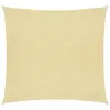 Image de vidaXL Voile d'ombrage 160 g/m² Beige 2,5x2,5 m PEHD