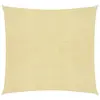 Image de vidaXL Voile d'ombrage 160 g/m² Beige 4x4 m PEHD