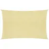 Image de vidaXL Voile d'ombrage 160 g/m² Beige 2x3 m PEHD