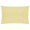 Image de vidaXL Voile d'ombrage 160 g/m² Beige 2,5x4 m PEHD
