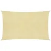 Image de vidaXL Voile d'ombrage 160 g/m² Beige 2,5x5 m PEHD