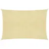 Image de vidaXL Voile d'ombrage 160 g/m² Beige 4x7 m PEHD
