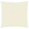 Image de vidaXL Voile d'ombrage 160 g/m² Crème 5x5 m PEHD