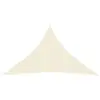 Image de vidaXL Voile d'ombrage 160 g/m² Crème 3x3x4,2 m PEHD