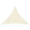 Image de vidaXL Voile d'ombrage 160 g/m² Crème 4,5x4,5x4,5 m PEHD
