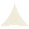 Image de vidaXL Voile d'ombrage 160 g/m² Crème 4x5x5 m PEHD